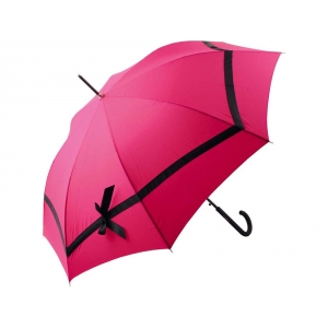 Зонт-трость Ferre, розовый/черный