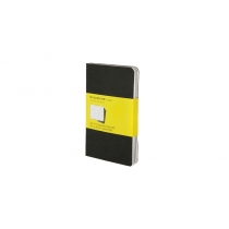 Записная книжка Moleskine Cahier (в клетку, 3 шт.), Pocket (9х14см), черный