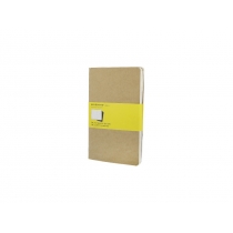 Записная книжка Moleskine Cahier (в клетку, 3 шт.), Large (13х21см), бежевый