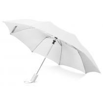 Зонт складной Tulsa, полуавтоматический, 2 сложения, с чехлом, белый