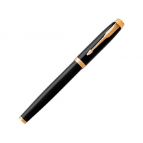 Ручка роллер Parker IM Core Black GT, черный/золотистый