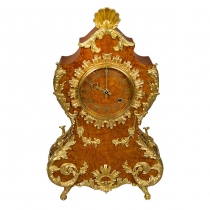 Часы интерьерные Барокко II (бронза, карельская береза, позолота)