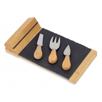 Набор для сыра из сланцевой доски и ножей Bamboo collection Taleggio