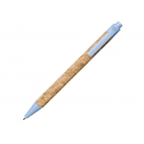 Шариковая ручка Midar из пробки и пшеничной соломы, cиний
