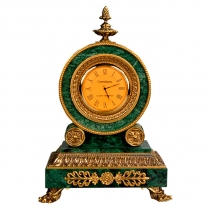 Часы интерьерные Дидро (бронза, мрамор, патина)