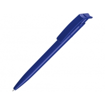 Ручка шариковая пластиковая RECYCLED PET PEN, синий, 1 мм, синий