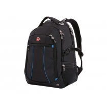 Рюкзак SWISSGEAR, 15,полиэстер 900D/рипстоп, 36x19x47 см, 32 л, черный/синий