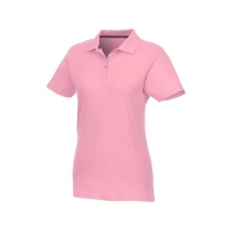 Женское поло Helios с коротким рукавом, light pink