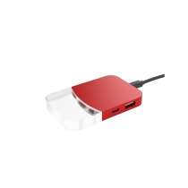 USB хаб Mini iLO Hub, красный