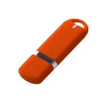 USB-флешка на 16 ГБ 3.0 USB, с покрытием soft-touch, оранжевый