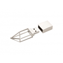 USB-флешка на 16 ГБ,micro USB  серебро