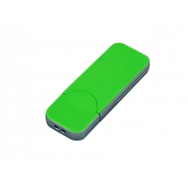 USB-флешка на 128 Гб в стиле I-phone, прямоугольнй формы, зеленый