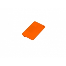 USB-флешка на 32 Гб в виде пластиковой карточки, оранжевый