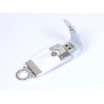 USB-флешка на 64 ГБ в виде брелка, белый