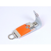 USB-флешка на 64 ГБ в виде брелка, оранжевый