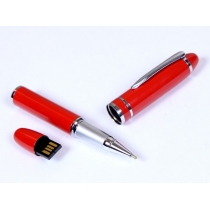 USB-флешка на 64 ГБ в виде ручки с мини чипом, красный