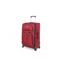 Чемодан SWISSGEAR SION, полиэстер 750x750D добби, 41x26x70 см, 56 л, бордовый