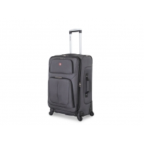 Чемодан SWISSGEAR SION, полиэстер 750x750D добби, 41x26x70 см, 56 л, серый