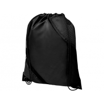 Рюкзак со шнурком Oriole с двойным кармашком, черный
