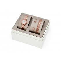 Подарочный набор: часы наручные женские, 4 браслета. Fossil