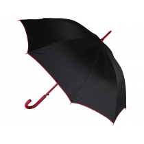 Зонт-трость полуавтоматический, красный