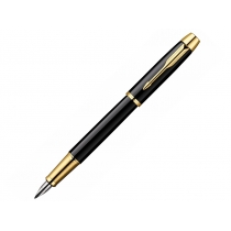 Ручка перьевая Parker IM Metal Black GT F