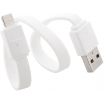 Зарядный кабель с разъемами micro USB и Lightning, белый