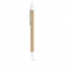 REMI. Шариковая ручка из крафт-бумаги, Белый
