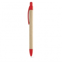 REMI. Шариковая ручка из крафт-бумаги, Красный