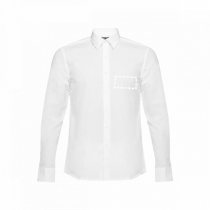 THC BATALHA WH. Мужская рубашка popeline, Белый