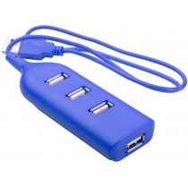 USB-хаб на 4 порта, синий