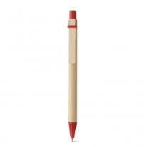 NAIROBI. Шариковая ручка из крафт-бумаги, Красный