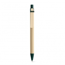 NAIROBI. Шариковая ручка из крафт-бумаги, Зеленый