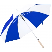 Зонт-трость для гольфа, белый/синий
