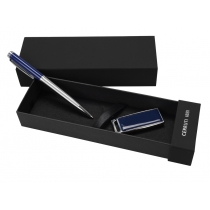 Набор Cerruti 1881: ручка шариковая, флеш-карта USB 2.0 на 2 Гб Zoom Blue