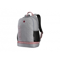 Рюкзак WENGER Collegiate Quadma 16, серый, 100% полиэстер, 33х17х43 см, 22 л