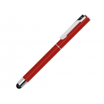 Ручка металлическая стилус-роллер STRAIGHT SI R TOUCH, красный