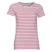 Футболка Miles Women белая с красным