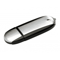 Флешка Ergonomic, черная, 8 Гб