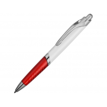 Ручка шариковая Призма, белый/красный