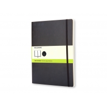 Записная книжка Moleskine Classic Soft (нелинованный), Хlarge (19х25 см), черный