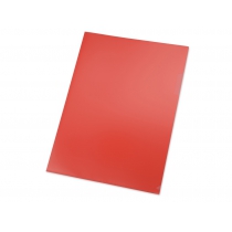 Папка- уголок, для формата А4, плотность 180 мкм, красный матовый