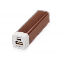 Портативное зарядное устройство Ангра, 2200 mAh, коричневый