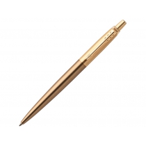 Шариковая ручка Parker Jotter Premium West End Gold Brushed GT, коричневый/золотистый
