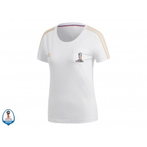 Футболка женская FWC Emblem. adidas, белый