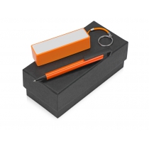Подарочный набор Kepler с ручкой-подставкой и зарядным устройством, оранжевый