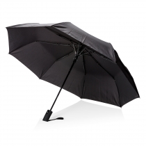 Складной зонт-полуавтомат Deluxe 21”, черный