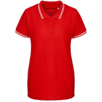 Рубашка поло женская Virma Stripes Lady, красная