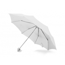Зонт складной Tempe, механический, 3 сложения, с чехлом, белый (Р)