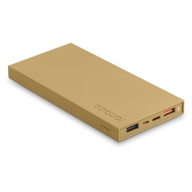 Внешний аккумулятор Rombica NEO ARIA Amber, 10000мАч, Soft-touch, PD, QCharge, Type-C, янтарный